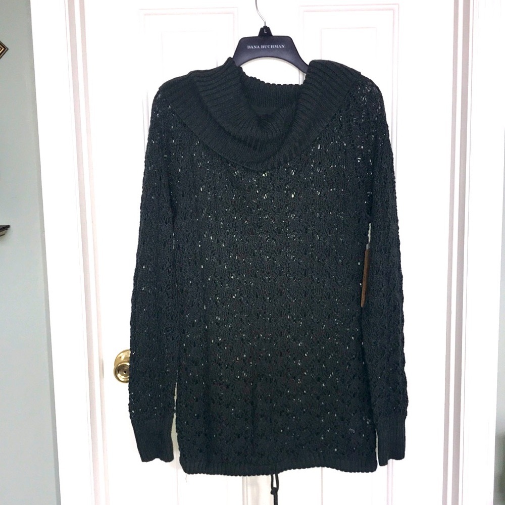 Green Knit long sleeves cover dress XL